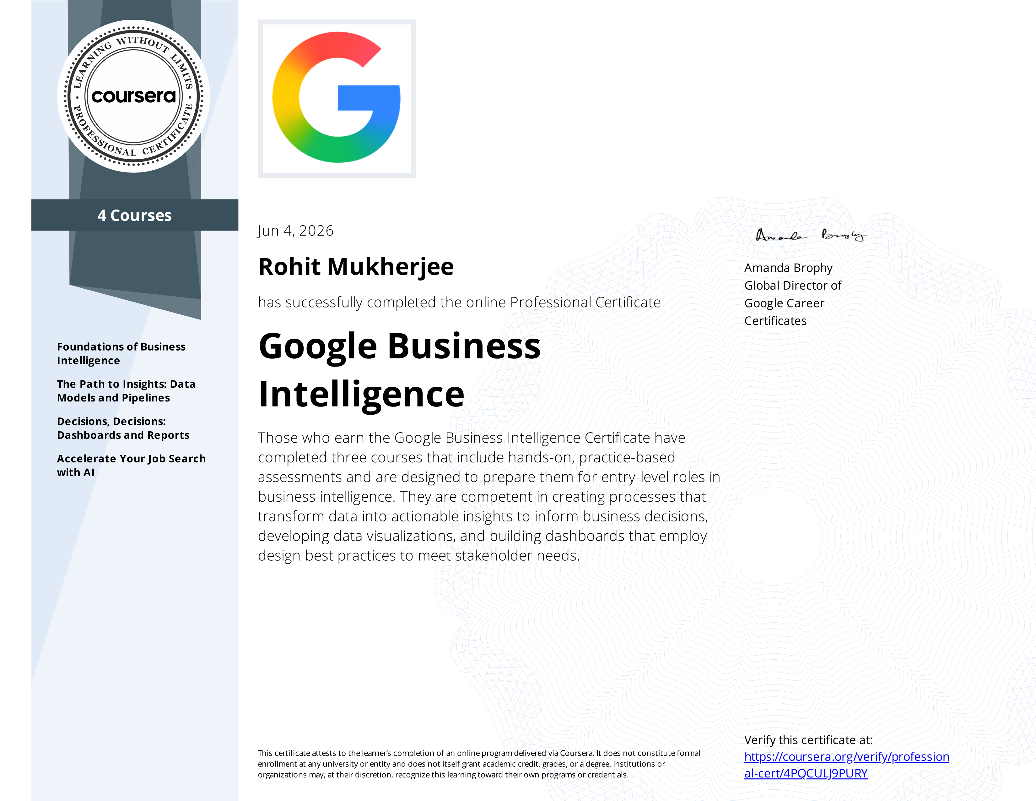 Google Business Intelligence